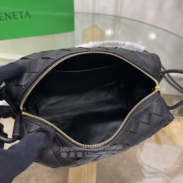 Bottega veneta高端女包 98091 寶緹嘉新款編織小方包 BV經典款手工編織小號肩背女包  gxz1338